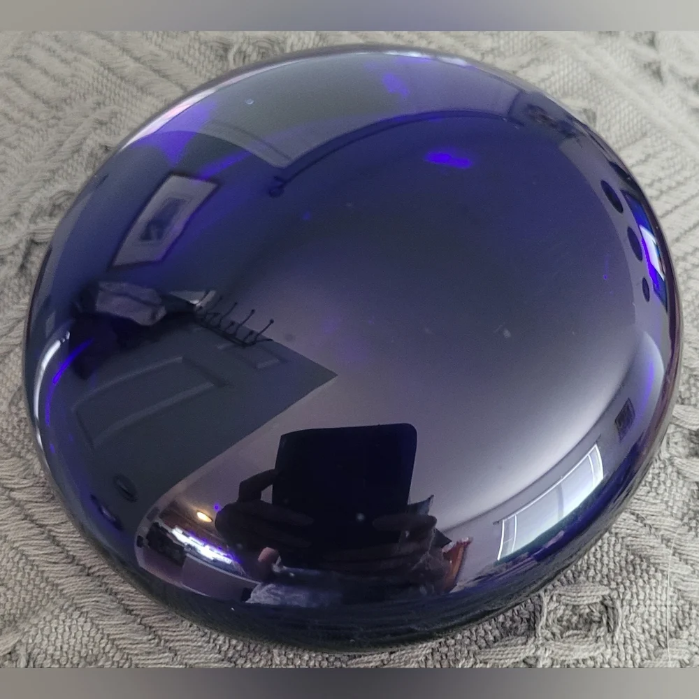Bristol Blue Blue Glass Paperweight - Picture 1 of 5